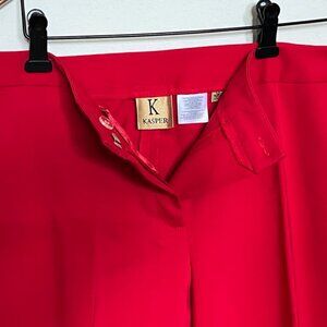 Deep red Kasper ankle pants - size 12